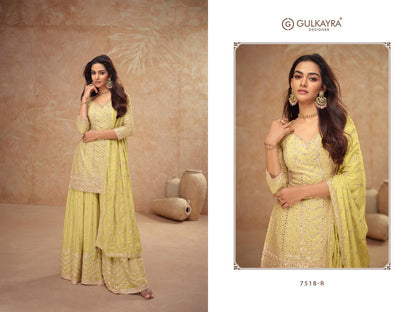 Gulkayra Designer Palak Vol.4 7518 series colour dress