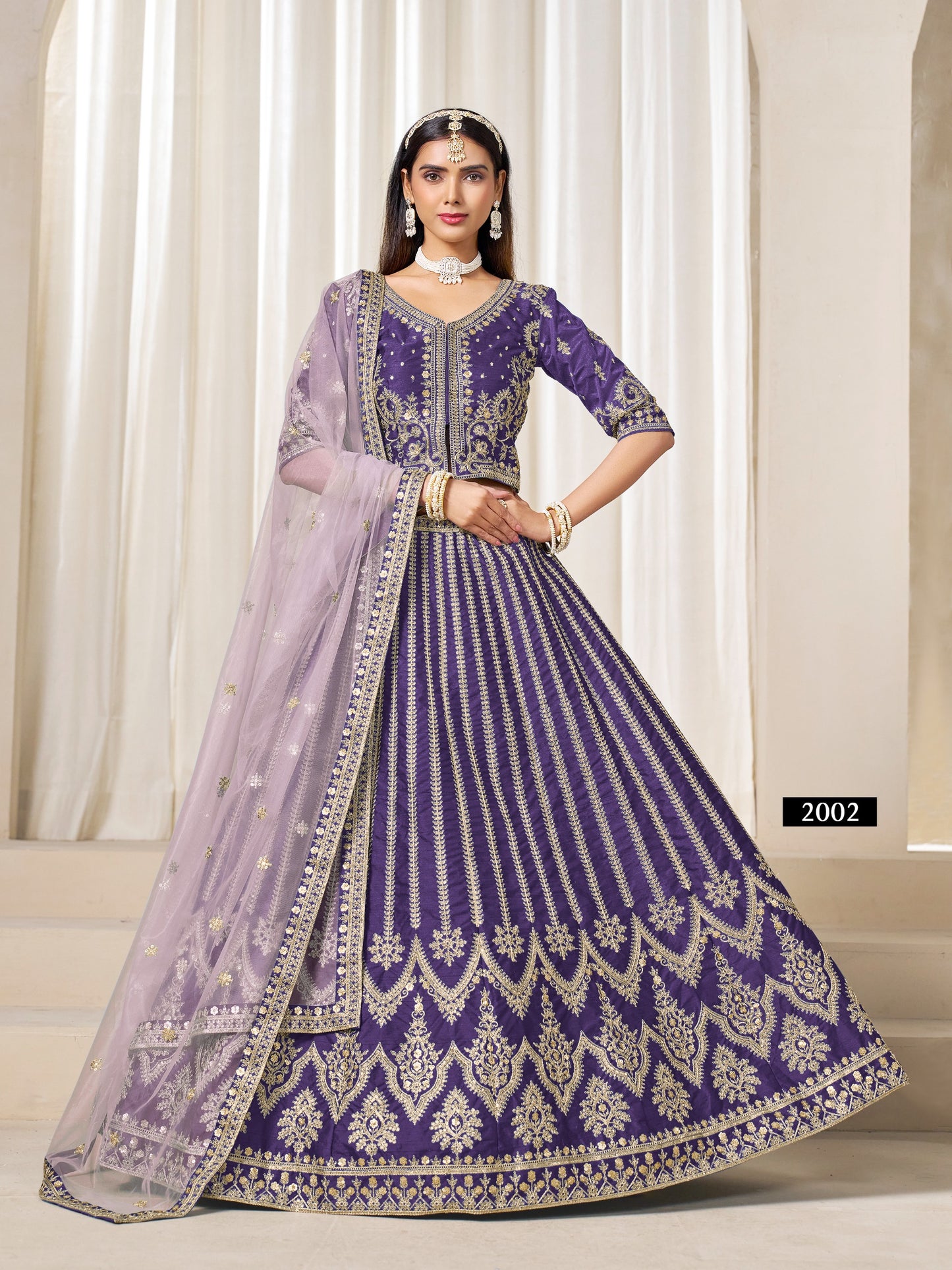 mehvish vol-20 lehenga choli 4 piece set