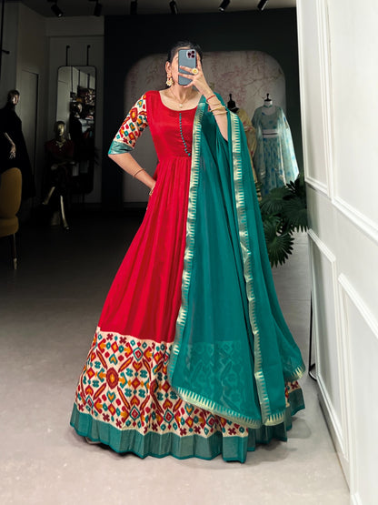 flare gown types with patterns made keeping the modern girl in mind, are the perfect fit for any occasion