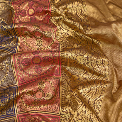Beautiful Litchi Silk Saree for Partywear or family function