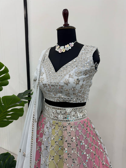 Heavy Partywear Lehenga Choli For Wedding Function