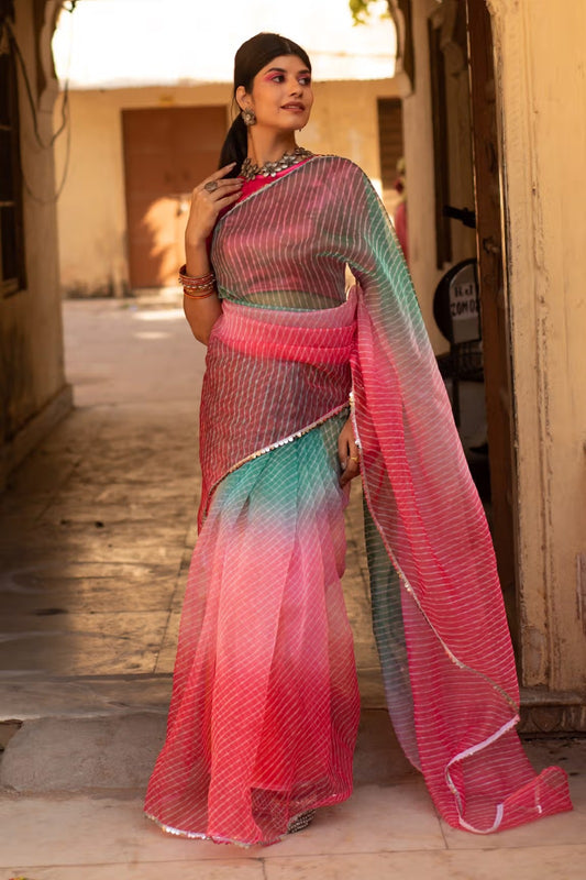 Orgenza Silk saree for regular wear