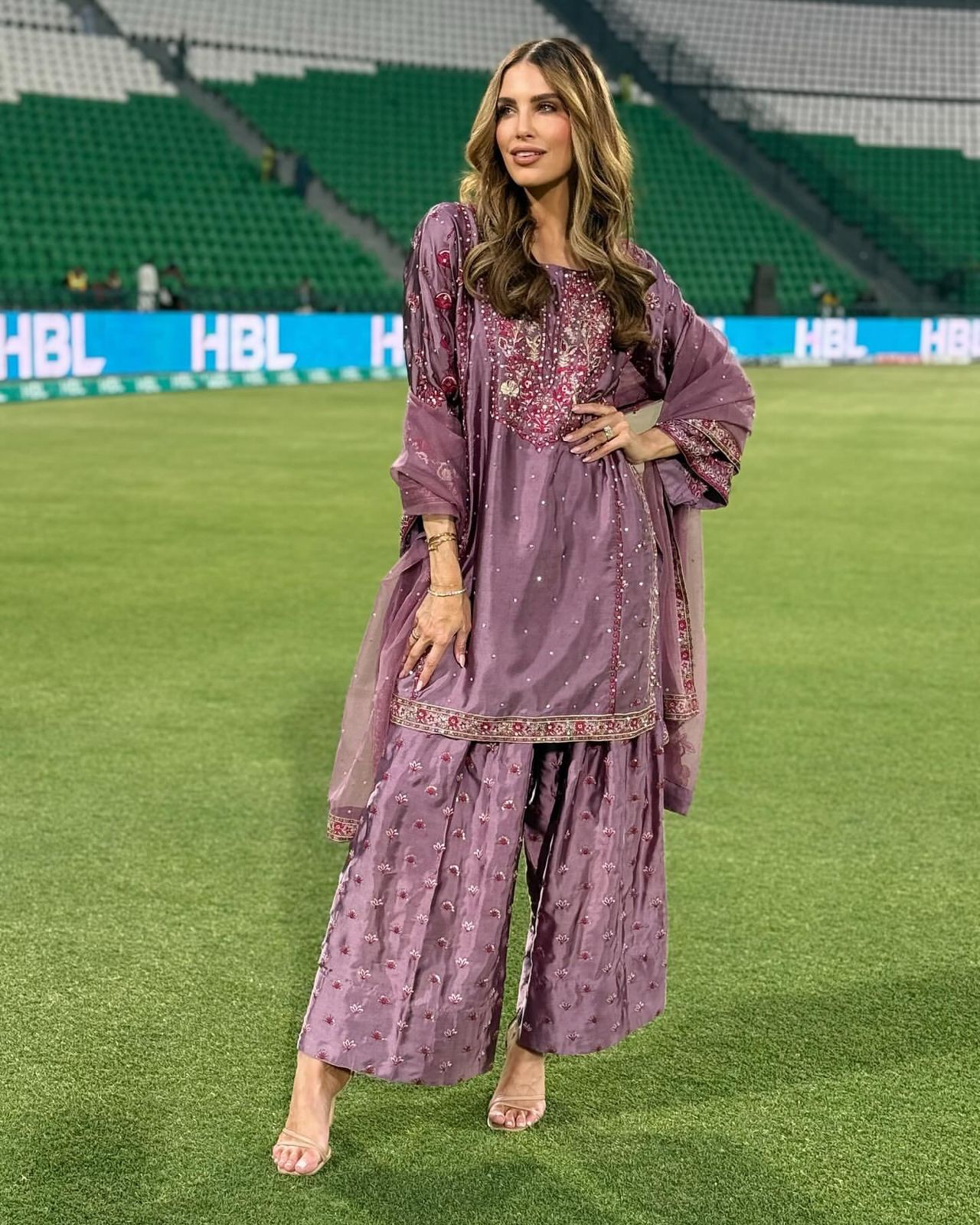 Designer Party Wear Look Top-Plazzo and Dupatta With Heavy Embroidery Work