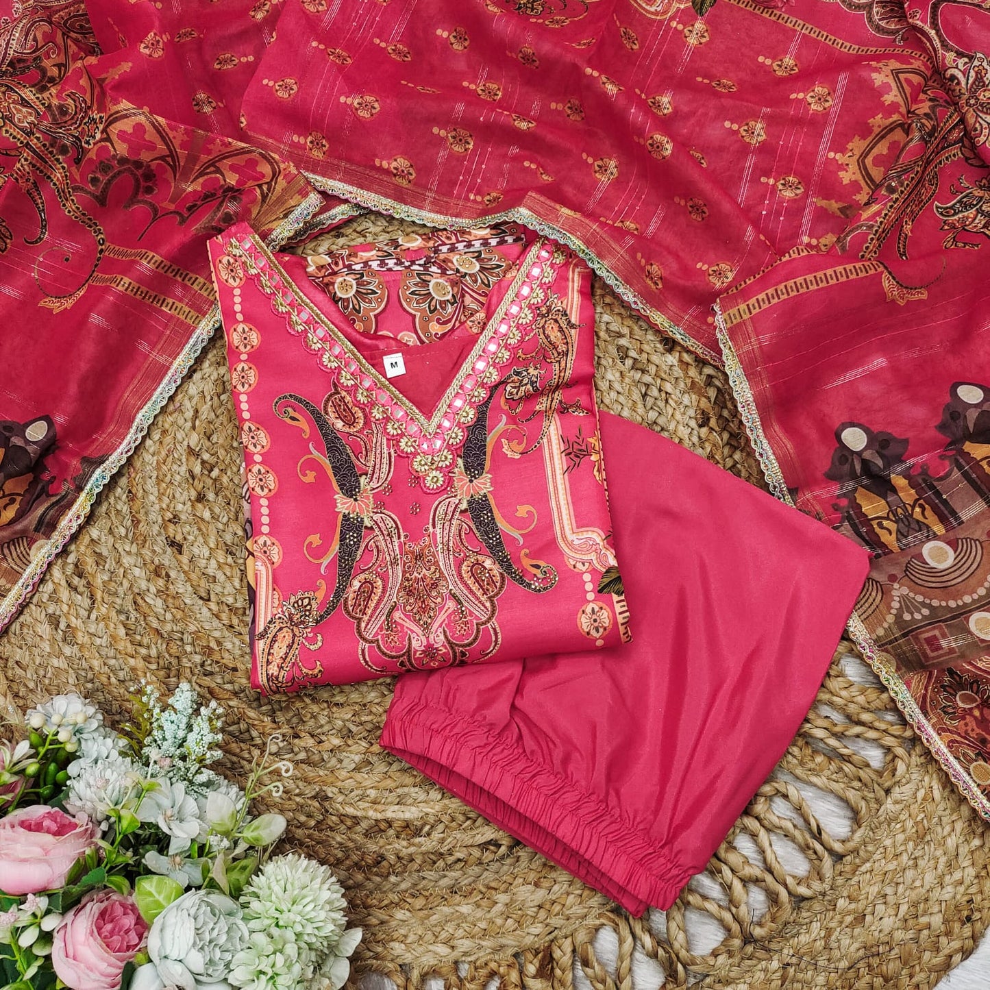Pink Color Beautiful DAily Wear Dress
