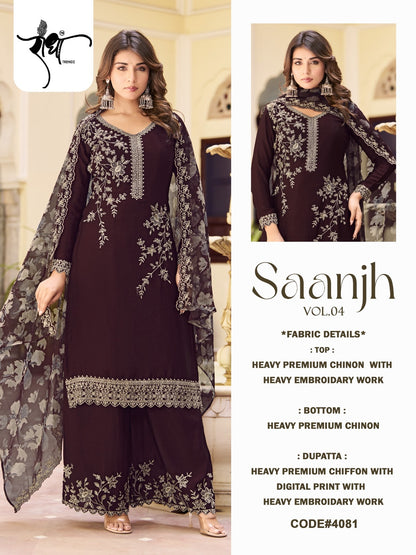 radha trendz saanjh vol 4 4081 to 4084 series dress