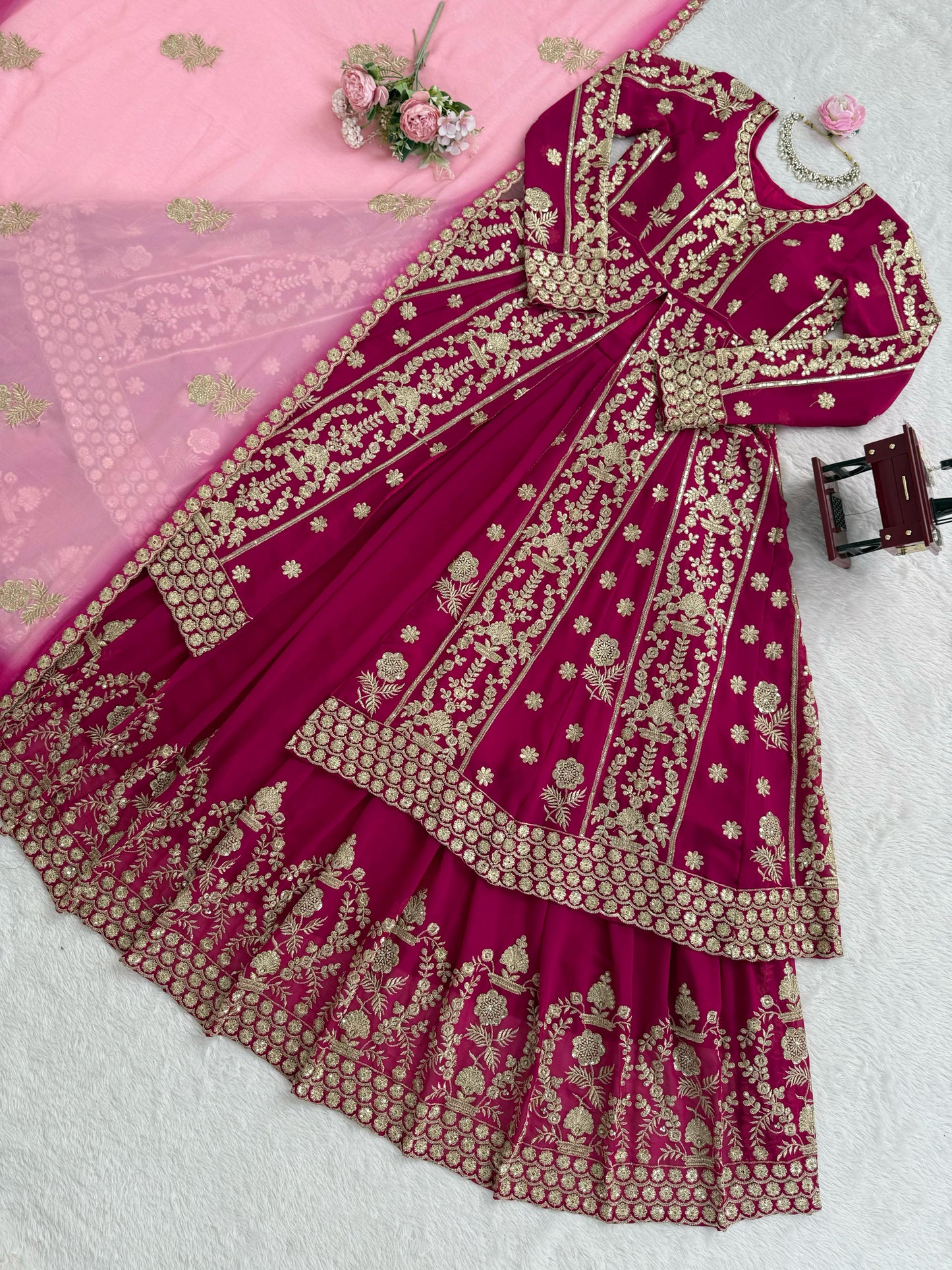 Beautifiul Partywear Lehenga Choli in Georgette Fabric
