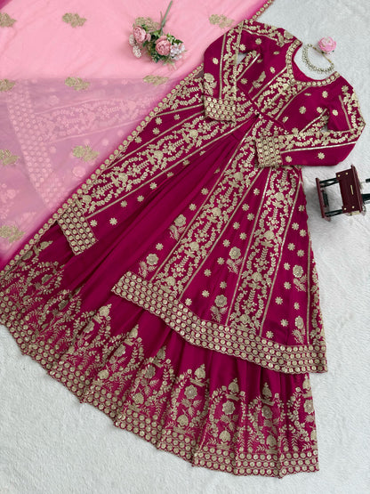 Beautifiul Partywear Lehenga Choli in Georgette Fabric