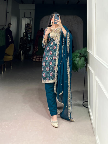 BLue Color Beautiful Summer Wear Rayon Dress