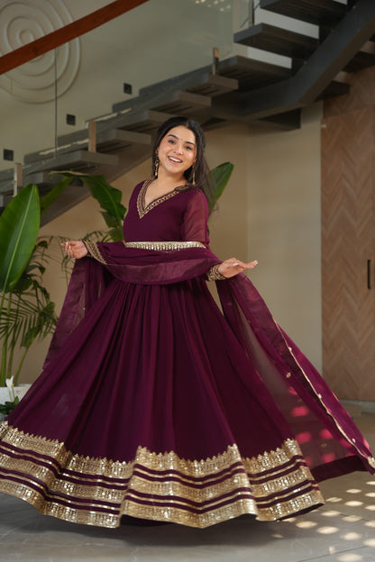 Beautiful Georgette Gown for partywear