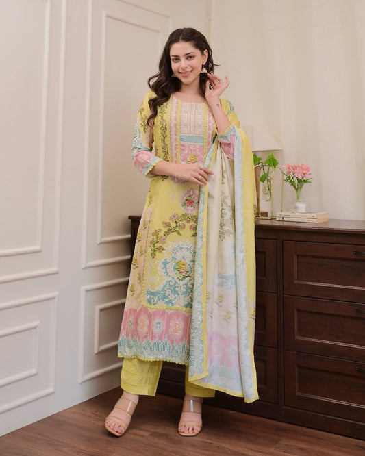 Pakistani Flowers Bloom Suits Set