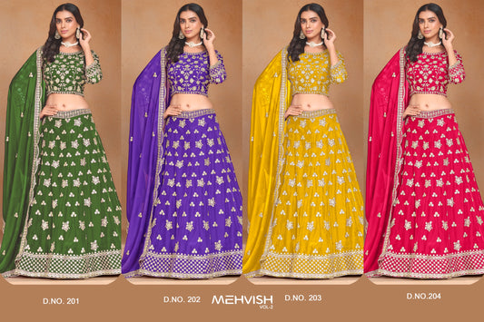 Mehvish Vol -2 Series : 201, 202, 203, 204 set to set