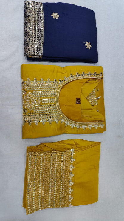 Yellow Color Dress for Haldi Function