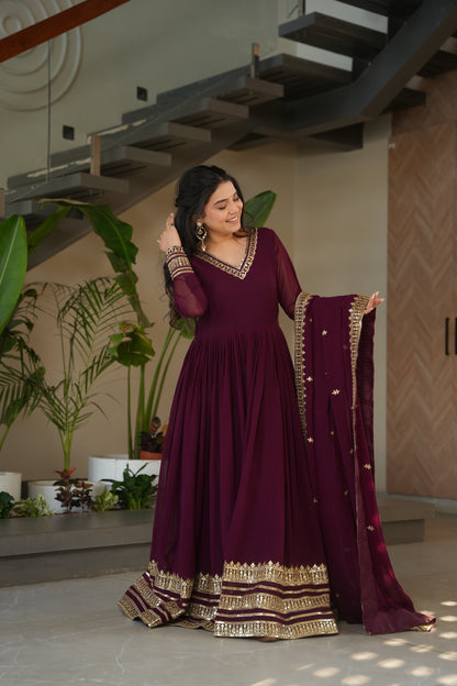 Beautiful Georgette Gown for partywear