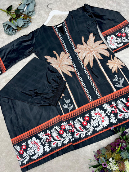 2 Piece Fancy Printed Co-Ord Set