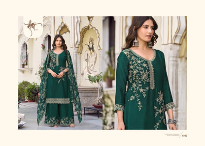 radha trendz saanjh vol 4 4081 to 4084 series dress